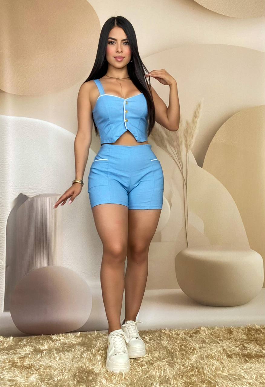Set Silueta Perfecta - Conjunto Blusa y Short