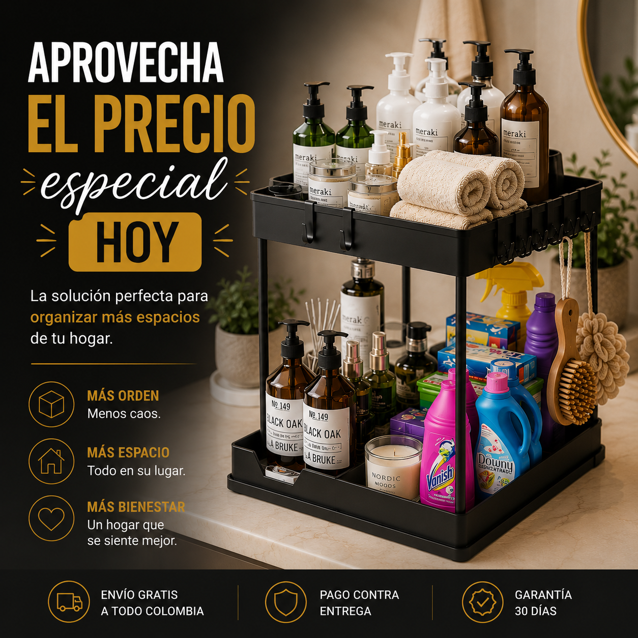 Nuevo Organizador 2 Niveles Spazios™