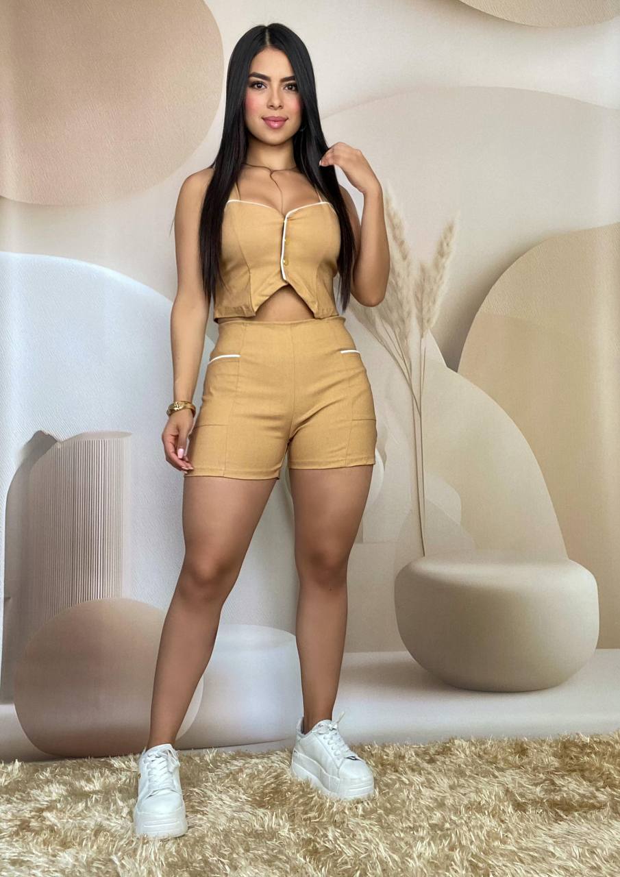 Set Silueta Perfecta - Conjunto Blusa y Short