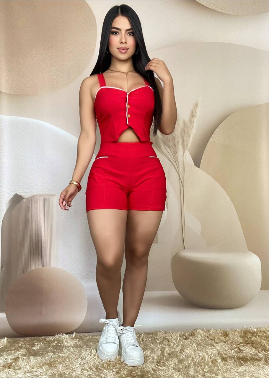 Set Silueta Perfecta - Conjunto Blusa y Short