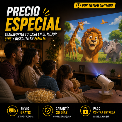 Nuevo Mini Proyector Smart HD Cinema