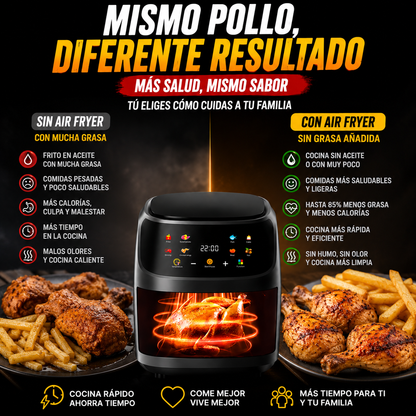 🔥 NUEVA AIR FRYER TÁCTIL 12L + OBSEQUIO GRATIS