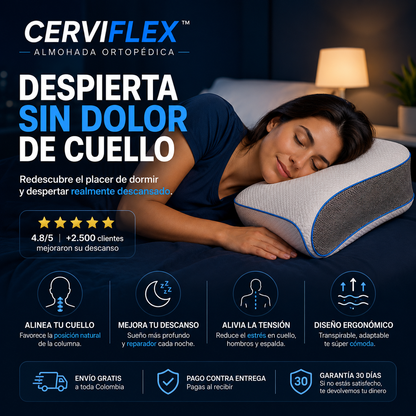 Nueva CerviFlex™ Almohada Ortopédica - Paga 1 Lleva 2