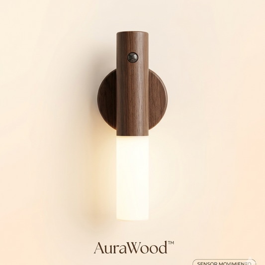 AuraWood – Luz Inteligente que se Activa en la Oscuridad Pack x2 Unidades
